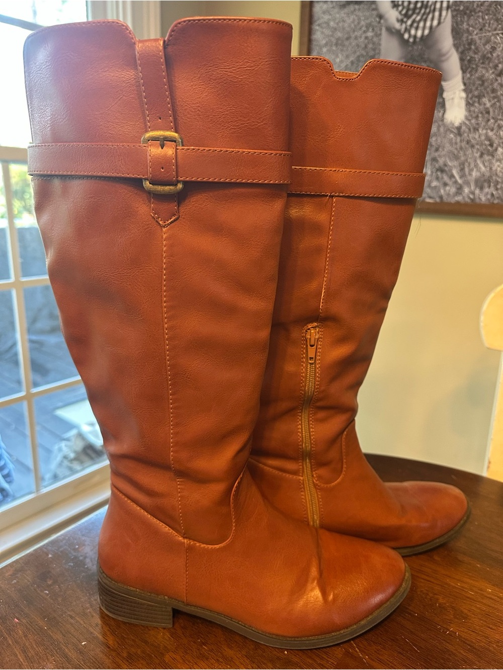 Rampage Over-the-Knee Riding Boots - Cognac